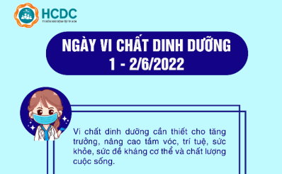 (HCDC) Ngày Vi chất dinh dưỡng (1 - 2/6/2022)